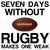 SEVEN DAYS WITHOUT RUGBY MAKES ONE WEAK tiny thumbnail