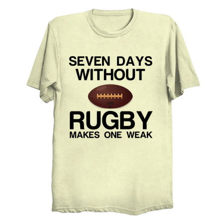 SEVEN DAYS WITHOUT RUGBY MAKES ONE WEAK tiny thumbnail