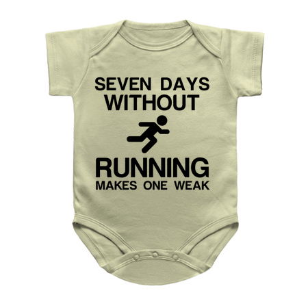 SEVEN DAYS WITHOUT RUNNING MAKES ONE WEAK tiny thumbnail