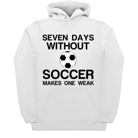 SEVEN DAYS WITHOUT SOCCER MAKES ONE WEAK tiny thumbnail