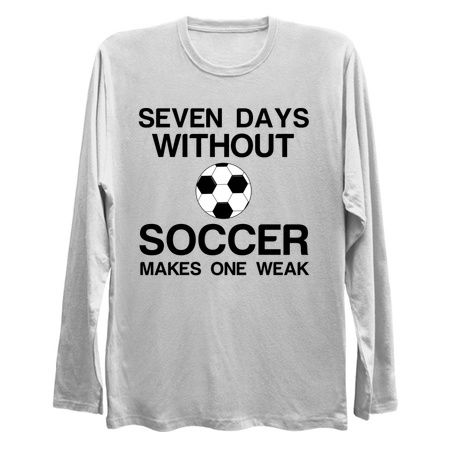 SEVEN DAYS WITHOUT SOCCER MAKES ONE WEAK tiny thumbnail