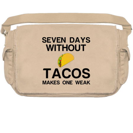 SEVEN DAYS WITHOUT TACOS MAKES ONE WEAK tiny thumbnail