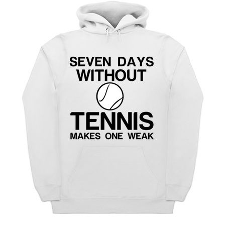 SEVEN DAYS WITHOUT TENNIS MAKES ONE WEAK tiny thumbnail