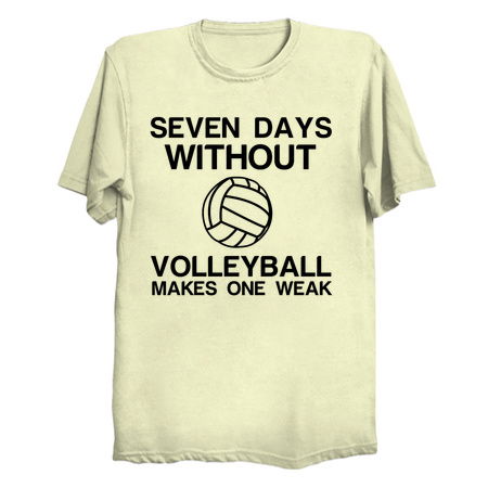 SEVEN DAYS WITHOUT VOLLEYBALL MAKES ONE WEAK tiny thumbnail