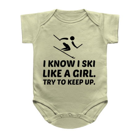 Ski like a girl power try to keep up tiny thumbnail