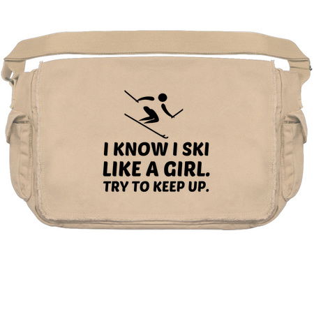 Ski like a girl power try to keep up tiny thumbnail