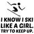 Ski like a girl power try to keep up tiny thumbnail