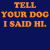 Tell your Dog _Deep Royal tiny thumbnail