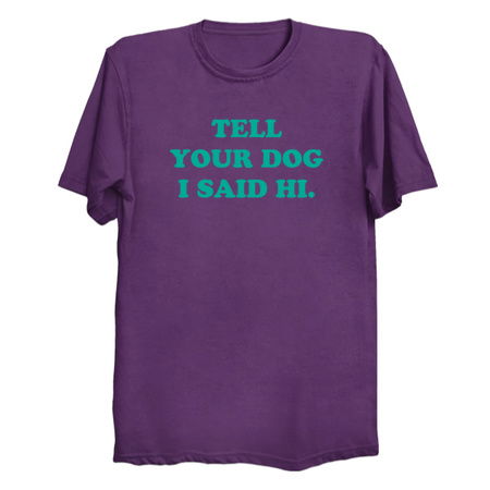 Tell your Dog _Purple tiny thumbnail