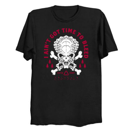 Predator - Skull - Ain't Got Time To Bleed - Military - Distressed tiny thumbnail