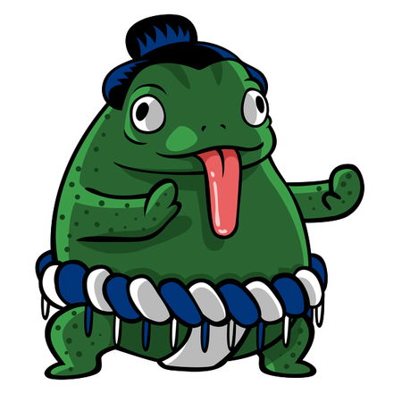 Sumo frog - NeatoShop