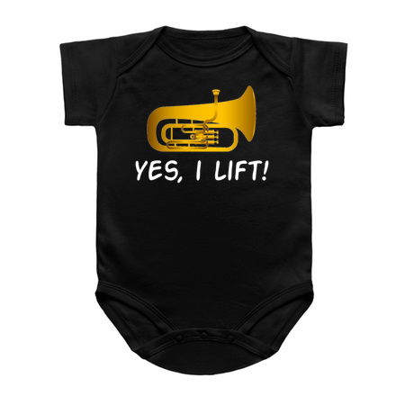 Funny Tuba Shirt - Tuba Gifts - Yes I Lift tiny thumbnail