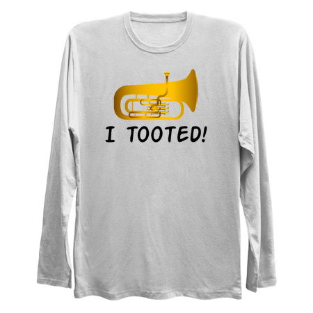 Funny Tuba Shirt - Tuba Gifts - I Tooted - Gift For Tuba Player tiny thumbnail