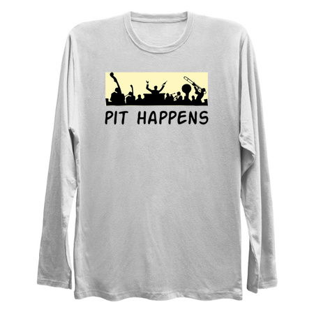 Funny Orchestra Shirt - Orchestra Gifts - Pit Happens - Orchestra Conductor Gift tiny thumbnail