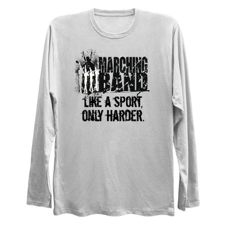 Funny Marching Band Shirt - Marching Band Gifts - Like A Sport Only Harder tiny thumbnail