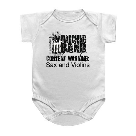 Funny Marching Band Shirt - Marching Band Gifts - Content Warning Sax And Violins tiny thumbnail