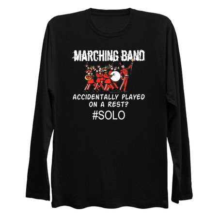Funny Marching Band - Marching Band Gift - Accidentally Played On A Rest? Solo! tiny thumbnail