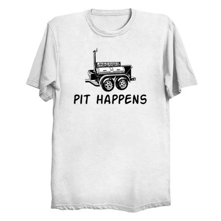 Funny Barbecue Shirt - BBQ Shirt - Funny Barbecue Gifts - Pit Happens tiny thumbnail