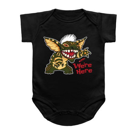 We're Here - Gremlins - Stripe - Stitch - 80's Cult Movie tiny thumbnail