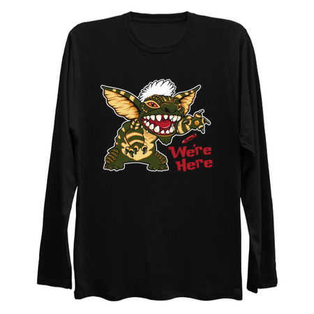 We're Here - Gremlins - Stripe - Stitch - 80's Cult Movie tiny thumbnail