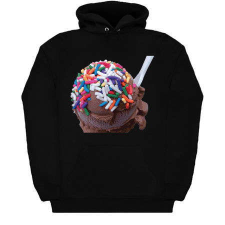 Warm Thoughts - Dark Chocolate Ice Cream With Rainbow Sprinkles tiny thumbnail