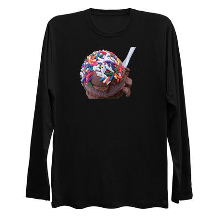 Warm Thoughts - Dark Chocolate Ice Cream With Rainbow Sprinkles tiny thumbnail