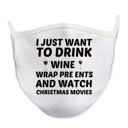 Drink wine wrap presents watch Christmas movies tiny thumbnail