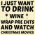Drink wine wrap presents watch Christmas movies tiny thumbnail