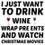 Drink wine wrap presents watch Christmas movies tiny thumbnail