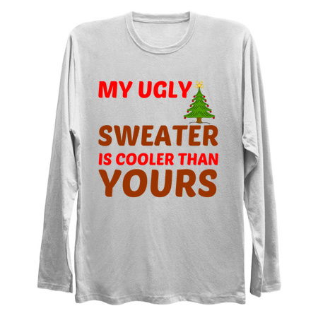 My ugly sweater is cooler than yours funny tiny thumbnail