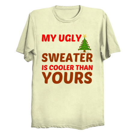 My ugly sweater is cooler than yours funny tiny thumbnail
