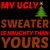 My ugly sweater is Naughty than yours funny tiny thumbnail