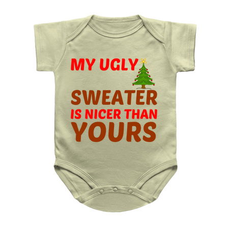 My ugly sweater is Nicer than yours funny tiny thumbnail