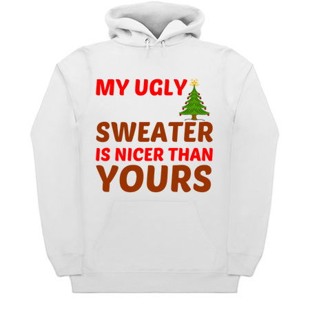 My ugly sweater is Nicer than yours funny tiny thumbnail