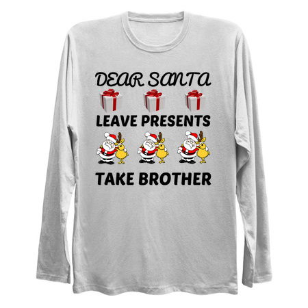 Santa leave presents take brother tiny thumbnail