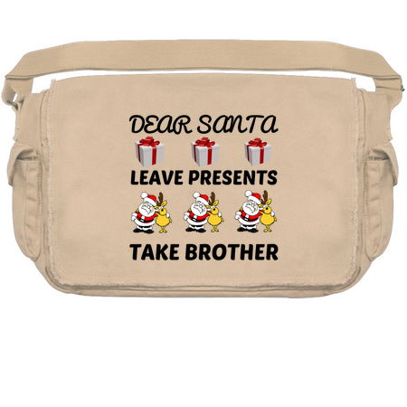 Santa leave presents take brother tiny thumbnail