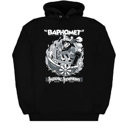 Vintage Cartoon Baphomet - Steamboat Baphy - Occult - Satanic Symphony tiny thumbnail