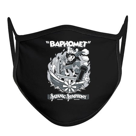 Vintage Cartoon Baphomet - Steamboat Baphy - Occult - Satanic Symphony tiny thumbnail