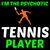 I'M THE PSYCHOTIC TENNIS PLAYER FUNNY tiny thumbnail