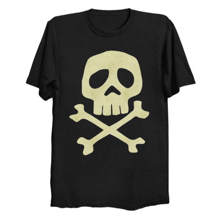 Danzig Style Misfits Captain Harlock skull / Jolly Roger tiny thumbnail