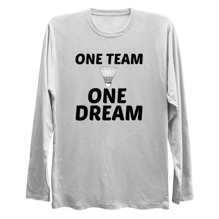 Badminton one team one dream funny tiny thumbnail