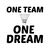 Badminton one team one dream funny tiny thumbnail