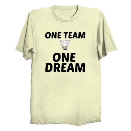 Badminton one team one dream funny tiny thumbnail