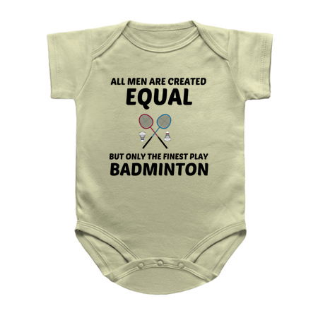 Men created equal but the finest play Badminton fun tiny thumbnail