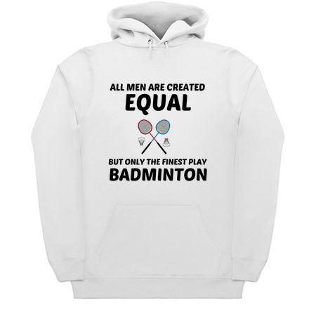 Men created equal but the finest play Badminton fun tiny thumbnail