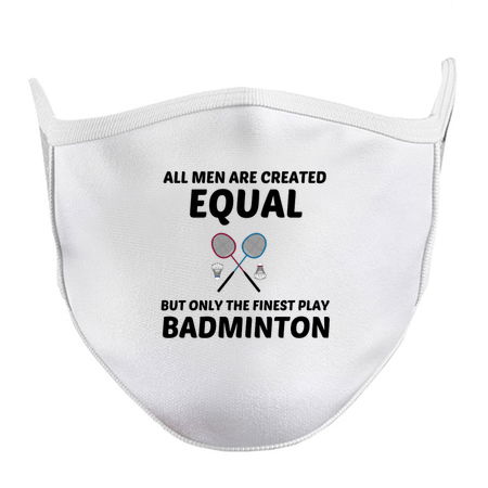 Men created equal but the finest play Badminton fun tiny thumbnail