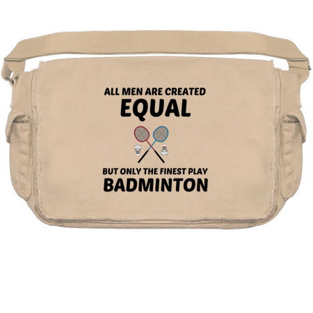 Men created equal but the finest play Badminton fun tiny thumbnail