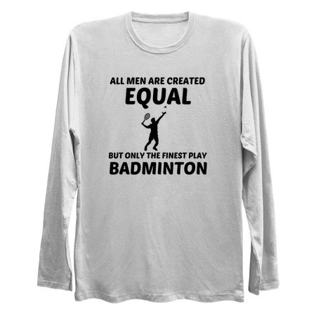 Men created equal but the finest play Badminton tiny thumbnail