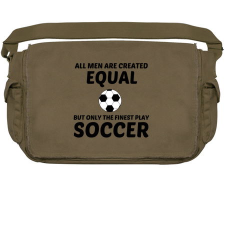 Men created equal but the finest play soccer tiny thumbnail