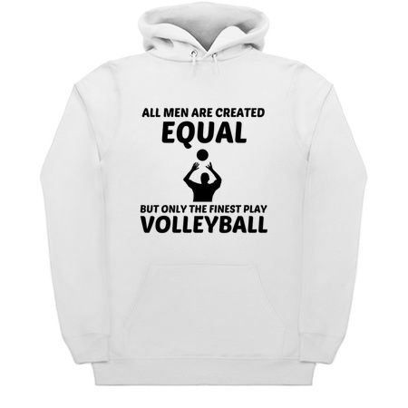 Men created equal but the finest play volleyball funny tiny thumbnail